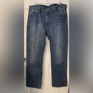 💃 POLO RALPH LAUREN Vintage 67 Classic Fit Distressed Denim Jeans Size 38/34